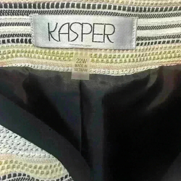 Kasper Women's Open-Front Print‎ Lined Blazer BEAUTIFUL - Picture 2 of 6